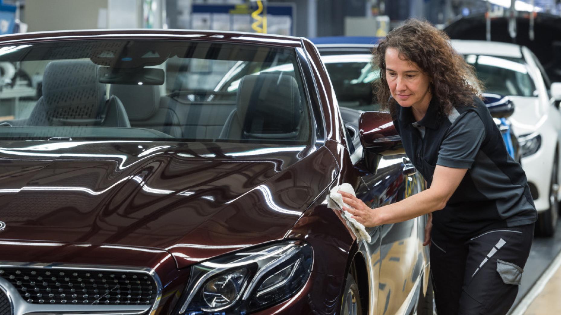Where are Mercedes-Benzes built, and how many does it build a year?