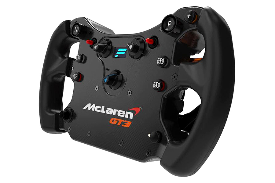 Fanatec McLaren gaming steering wheel