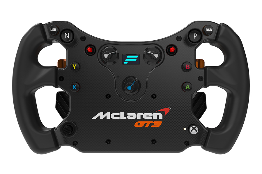 Fanatec McLaren gaming steering wheel