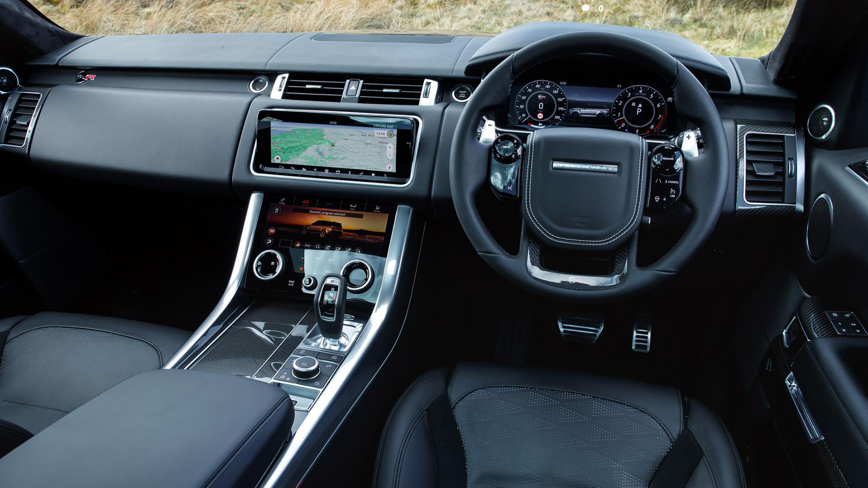 Range Rover Sport SVR dashboard