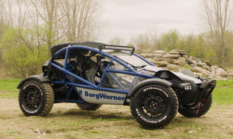 Someone has converted this Ariel Nomad into an EV