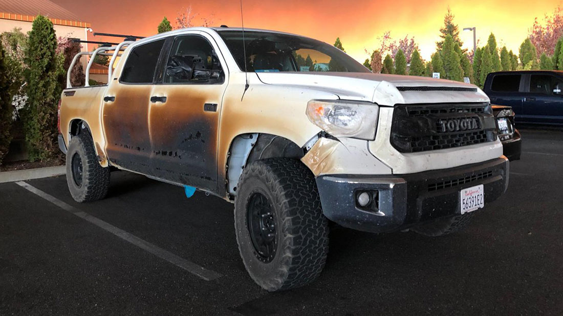 TopGear | This Toyota truck helped a nurse save lives in California fire