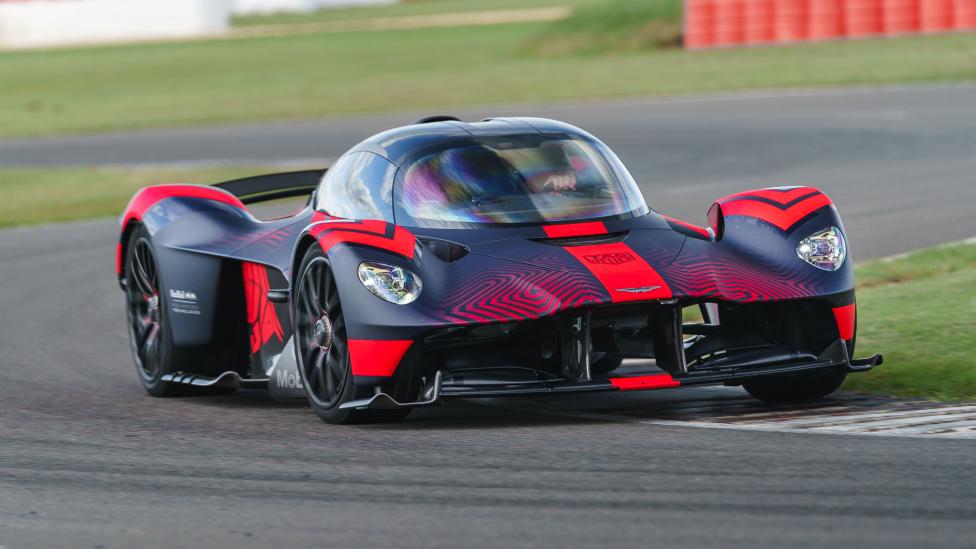 Aston Martin Valkyrie in Red Bull colours