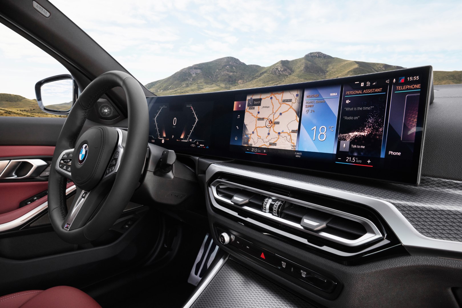 2022 BMW 3 Series interior