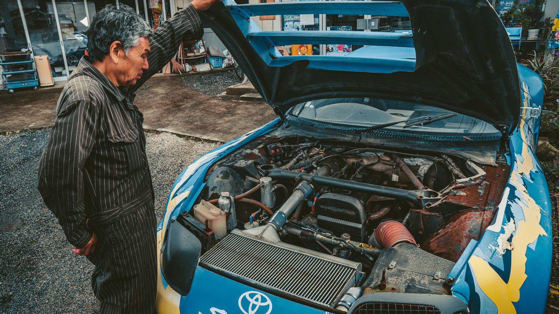 This Toyota Supra has been abandoned for over 15 years