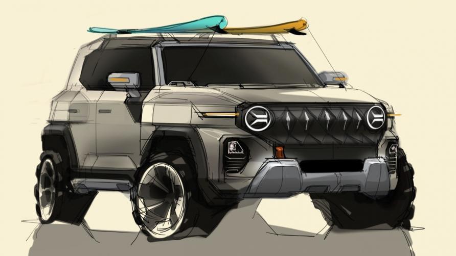 ssangyong sketch front