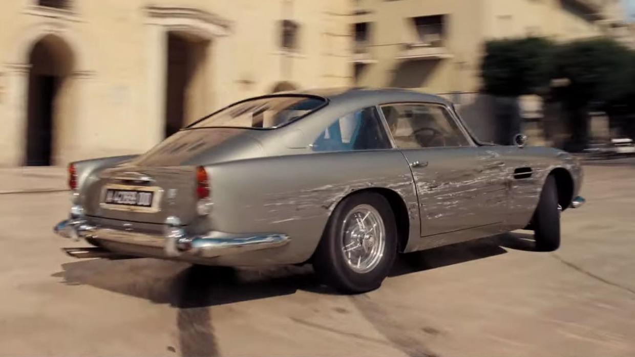 1. The Aston Martin DB5 is back, and it’ll skid