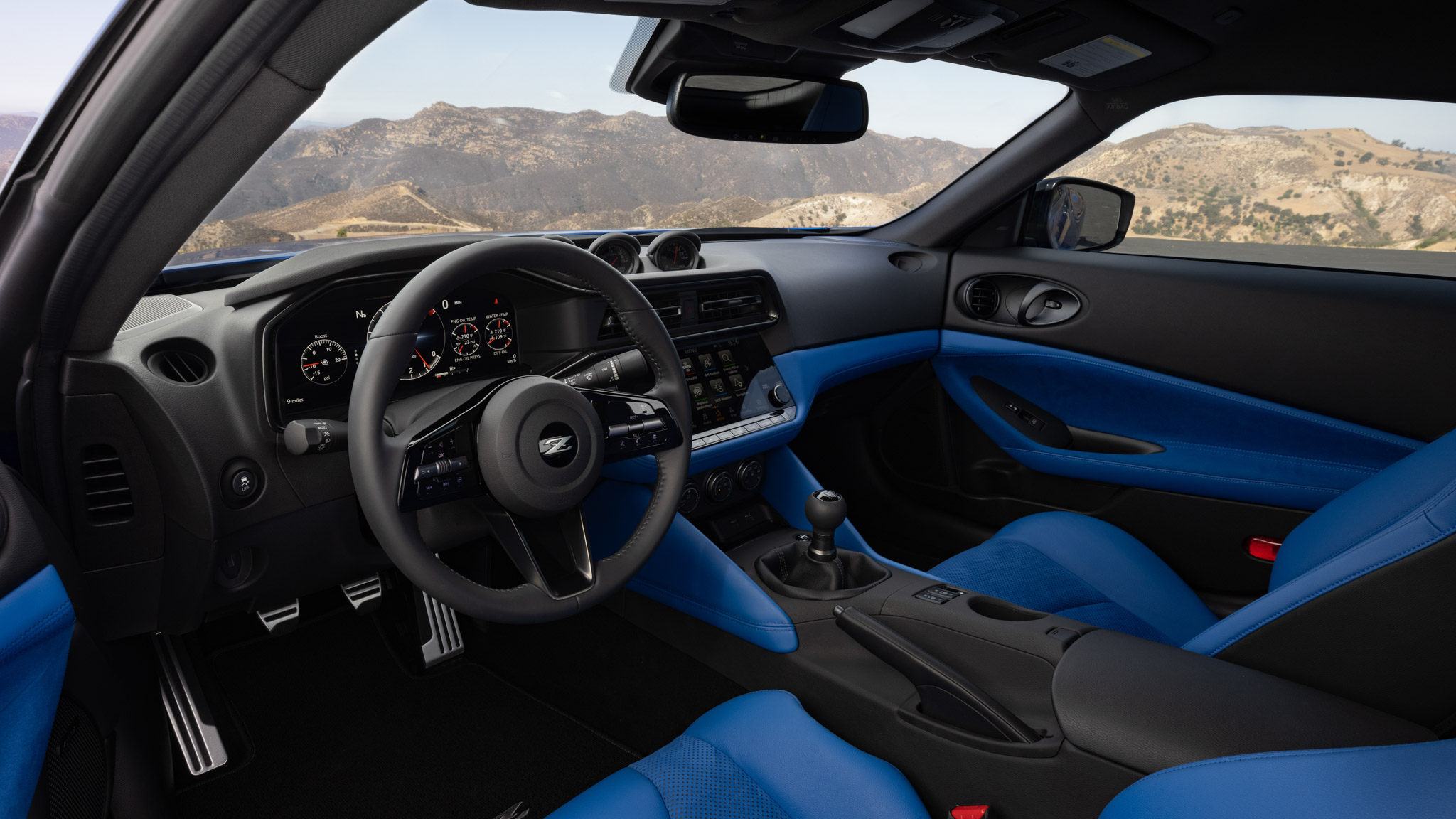 2023 Nissan Z blue interior