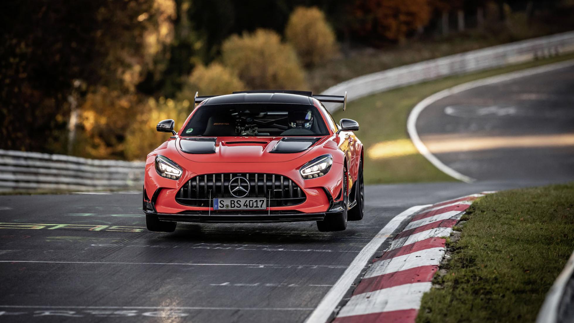 The AMG GT Black Series is the fastest production car at the 'Ring