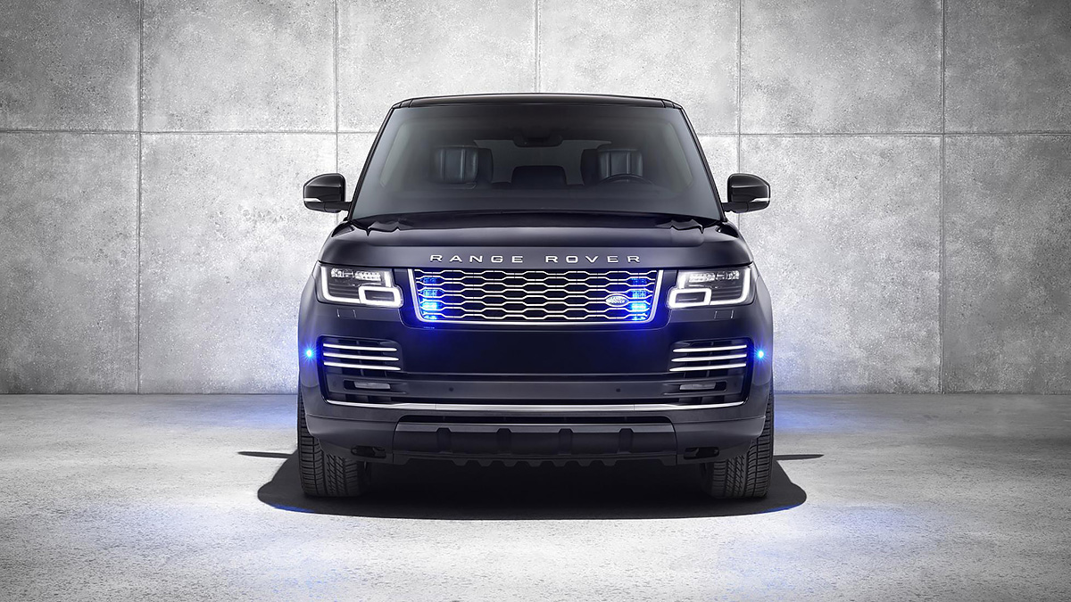 This is an armoured Range Rover