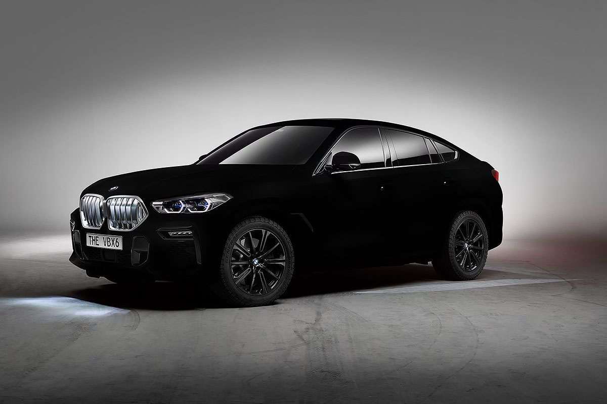 What do you think of this BMW X6 in Vantablack?