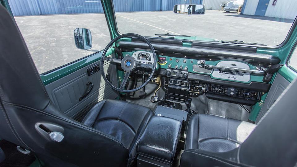 Tom Hanks Toyota FJ40 interior