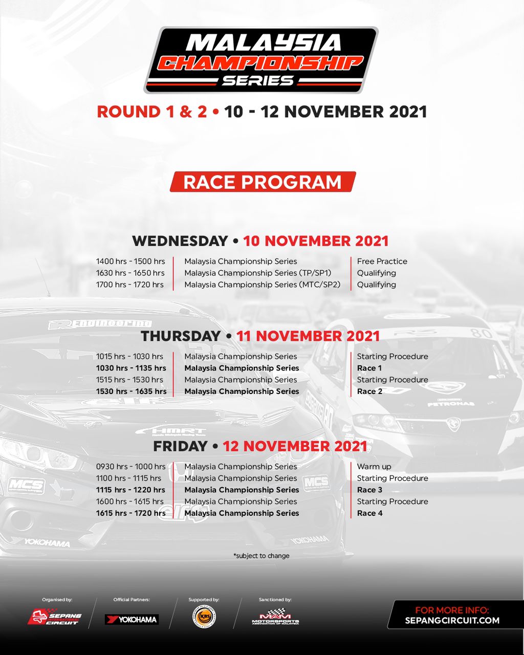 Malaysia Championship Series 2021 MCS