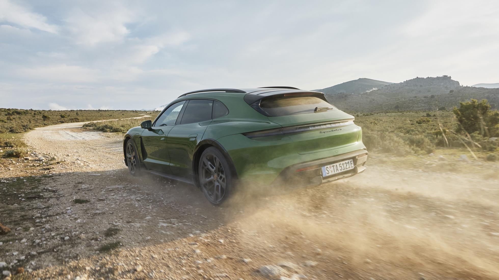 The Porsche Taycan Cross Turismo is here