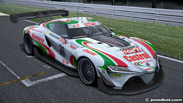 This is a Toyota FT_1 racing car