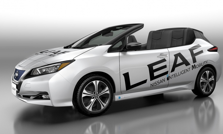 Nissan Leaf roofless